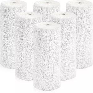 벨리 캐스팅 마스크 제작 종이 마체 페이스트 조각 예술 및 공예용 TCAIRG 6팩 석고 천 롤 (각각 8인치 x