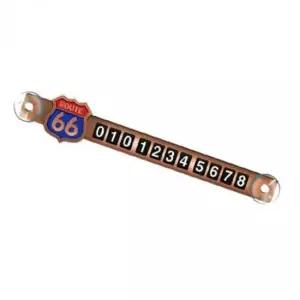 차량주차 번호판 메탈 슬림 연락처 확인판