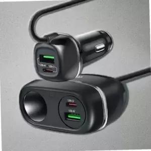 4구 시가잭 고속 충전기 차량용 멀티탭 102W