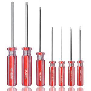 [미국배송] 헥스 드라이버 세트 미터법 MM 사이즈 7PCS 정밀도 1.5MM 2.0MM 3.0MM 4.0MM 5.0MM 6.0MM 앨런 렌치 TRX4 ARRMA 헬리콥터 드론 보트 RC 카 쿼드콥터 등 (7)