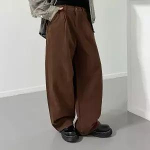 /옷자락 여자 핀턱 피치기모 키큰녀 바지