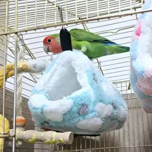 하트둥지 앵무새 포치 소 앵무새침대 앵무새둥지 햄스터은신처 포치
