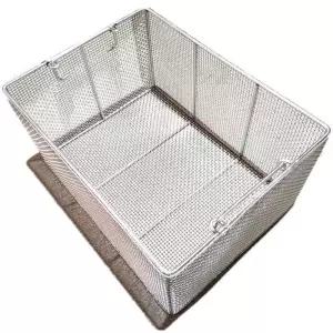 대형 채반 사각 필터 스테인리스 세척바구니 씻는 공장