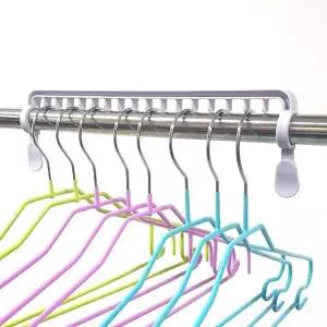 이동형 옷걸이 수납 행거 고정 훅 소품 걸이 정리함 (WFK6NIQ)