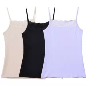 (뵈뵈)천연섬유 인견 쿨 레이스 끈나시 (WFK5VPD)