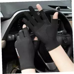 스포츠장갑 레저쿨 남성 2컷 스포츠 장갑(블랙) 냉감 등산 논슬립 WFKPTGJ