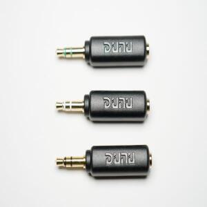 DUNU 이어폰 저항 어댑터 PC MP3 HiFi 플레이어 스마트폰 AMP용 노이즈 캔슬링 75Ω 150Ω 200Ω 3.5mm 잭