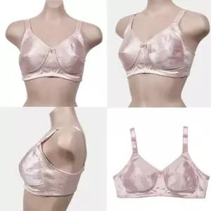 (창민)바둑 패턴 빅사이즈 풀컵 노와이어 C컵 브라 (WFK5VOY)