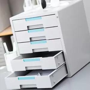 서류 정리함 10단 데스크 수납용품 공공기관 문서 보관함 (WFK6NYF)