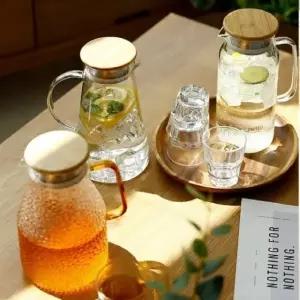 고품질 내열유리 케틀팟 주전자냄비 티포트 엠보 티포트 1.6L (WFK6IPE)