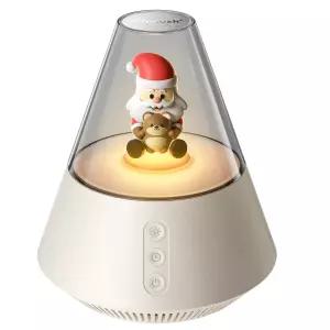 산타와 곰 인형 킵쿠시 흰색 화이트 노이즈 머신 밝기조절이 가능한 크리스마스 밤 조명 자동 메모리