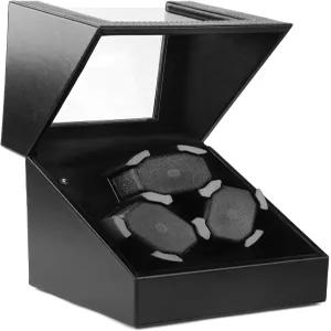 조용한 일본 마부치 모터가 장착된 J T 테크놀로지 자동 시계 와인더 음소거 센서가 3강아지 회전 모드 2개