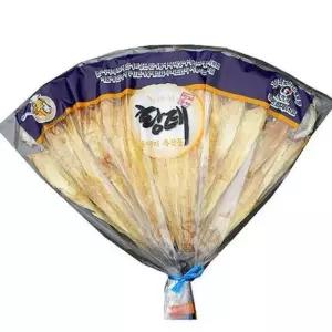 강원 용대리 진부령 덕장 부채꼴 황태포 10마리52~54 (WFK6HOX)