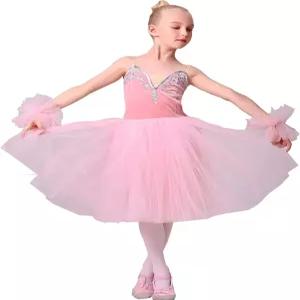 오리도어 걸스 선원피스 백조 댄스 원피스 투투 퍼포먼스 롱 툴 할로윈 크리스마스