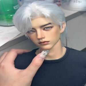 몽테조이  SD BJD 인형 1/3 68cm 스킨 바디 삼촌 팔로 잘생 소년 갈색 피부  레진 장난감 선물  있음 메이