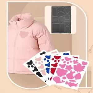 의류 수선 스티커형 와펜 메꿈 패치 블랙 (WFK99ME)