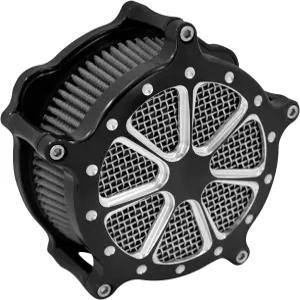 할리 스포츠스터 XL 883 1200 2004-UP 블랙앤그레이용 HC모토쿠 모터사이클 에어 클리너 필터 키트 장착