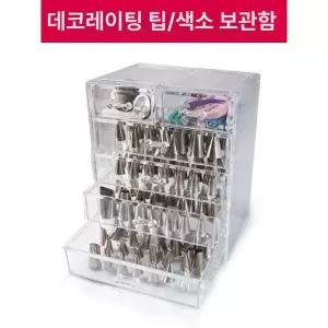 베이킹 깍지케이스 투명 아크릴 플로어 5단