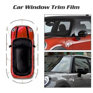 루보식 미니 쿠퍼 R50 R52 R53 R55 R56 R60 R61 R57 F54 F55 F56 F60 클럽맨용 자동차 창문 트림 비닐 필름