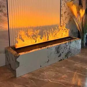 대형 불멍가습기 벽난로 3D 무드등 인테리어 수동 호텔 불멍