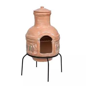 테라코타 화덕 낙엽 그릴 펜션 인테리어 소각로 상품 야외 물류 불멍 난로