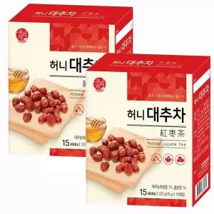 송원 우리차 허니 대추차 건강차 15TX2개 (총30T)