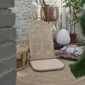 등나무 라탄 의자 정원 벤치 라운지 접이식 발코니 목재 체어 북유럽 고급 우드 화장대