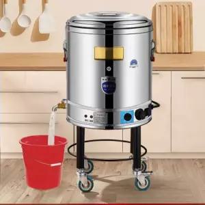 이동식 전기 곰탕기계 스모킹건 캠핑용 훈연기 스텐 스테인레스 냉면 국통 수도꼭지 이동버킷