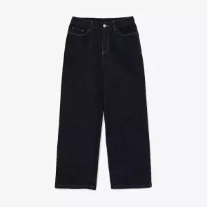 라코스테 여성 세미와이드 캐주얼 데님바지 HF608E-55N-HDE