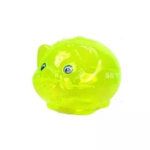 (SM)형광 투명 돼지저금통 대2호 인테리어저금통 (WFK90PH)