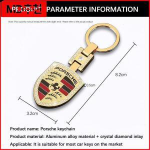 럭셔리 키 체인 포르쉐 GTS 911 박스터 718 카이맨 파나메라 타이칸 마칸 자동차 액세서리