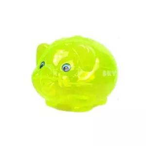 (SM)형광 투명 돼지저금통 대2호 인테리어저금통 (WFK90PH)