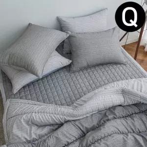 그레이 퀸 이불 소프트마이크로 간절기 Q 패드세트 (WFJ7XPK)