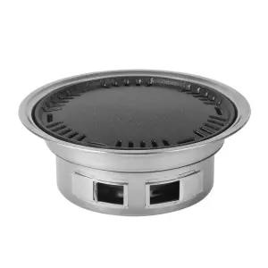 고깃집 매립형 식당 테이블 숯불 숯통 세트 화로 캠핑 화로대 바베큐 숯불그릴 그릴