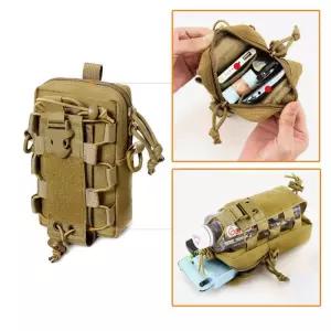 등산가방 배낭결합 벨트 허리가방 몰리 미니 수납 파우치 멀티 밀리터리 걸이형 사각