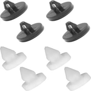 UBOG 8PCS 브레이크 라이트 스위치 스토퍼 자동차 액세서리 클러치 페달 고무 스톱 패드 OEM 46505-000