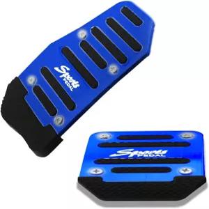 루미노티 팩-2 미끄럼 방지 카 페달 패드 키트 커버 브레이크 프로텍터 세이프티용 유니버설