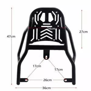 스쿠터짐받이 바이크 오토바이 킥보드 튜브 짐대 거치대