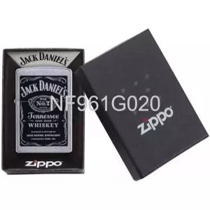  미국제조 ZIPPO 24779 잭다니엘 올드 No.7 스트리트크롬 오일라이터 정품