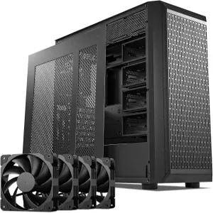 다크락 클래식코 스토리지 마스터 ATX NAS 컴퓨터 케이스 미드 타워 4x120mm 팬 USB 30 10x35인치 HDD3