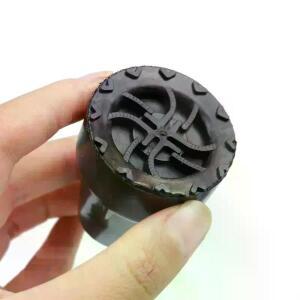 목발용 고경도 고무 보호대 2/4개 팩 전체 지형용 지팡이용 DIY 부품