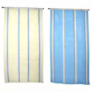현관 방충 모기장 100x175cm 블루 입구 해충 차단 그물 장막 벌레 방어 장치