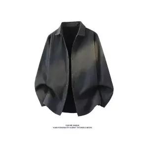 록쉬블몰 남성 솔리드 셔츠 피치 기모 빅사이즈 캐주얼 HO1