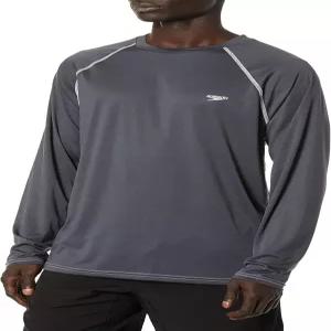 스피도 남성 UV 수영 셔츠 긴팔 루즈핏 이지 티
