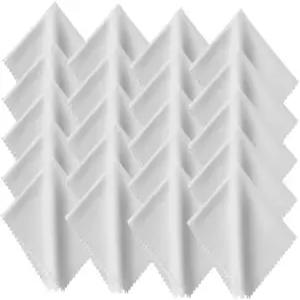 극세사 클리닝 천 20팩 - 200개 이상의 GSM 헤비급 보풀 없는 스트릭 및 스크래치 물티슈 안경 스크린