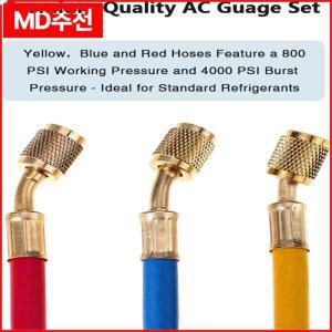 FT AC 진단 매니폴드 프레온 게이지 세트 R410A R22 및 R502 냉매 하우스 공기 상태 60