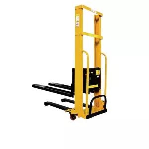 전동 스테커 포크 1.3m 핸드 지게차 리프트 트럭 수동 쌍용리프트 확장형 미니 적재