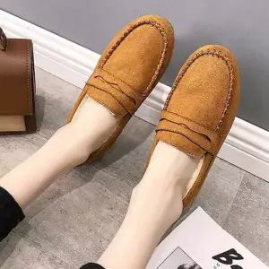 겨울 발편한 스웨이드 데이트 신발 나들이 슈즈 코디