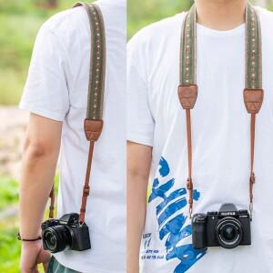 카메라 홀터 넥 스트랩 레트로 복고풍 엔틱 크로스백 숄더 랜야드 퀵릴리즈  캐논호환 소니호환 후지호환필