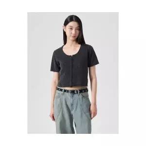 [국내매장정품] 에잇세컨즈 8SECONDS 스쿱넥 데님라이크 가디건 카디건 애쉬 (16475AFY14) 16475AFY14 1767